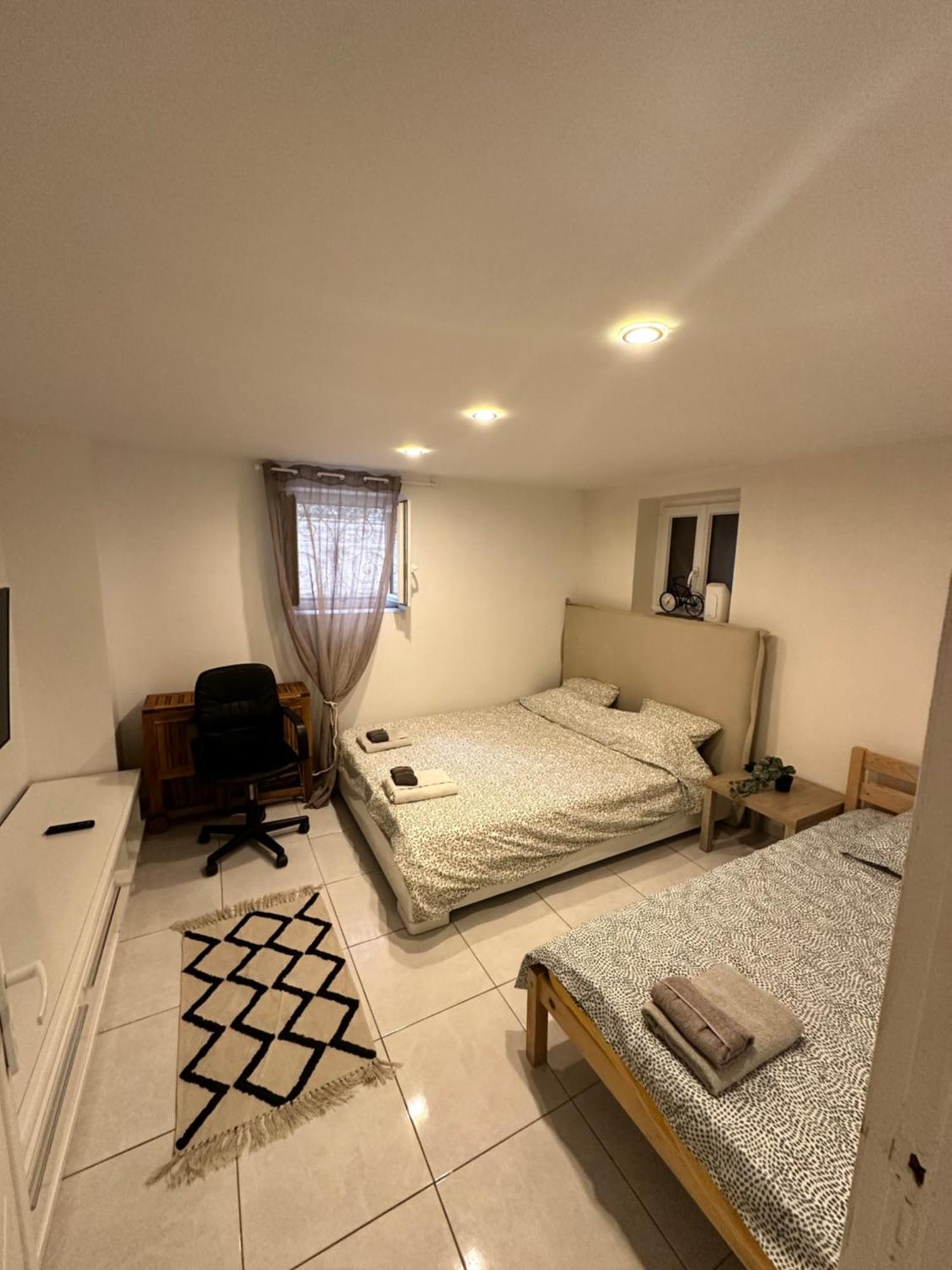 Jolie Appartement Nice Proche Mer Et Aeroport Une Chambre Plus Salon Avec Cuisine Exterior photo